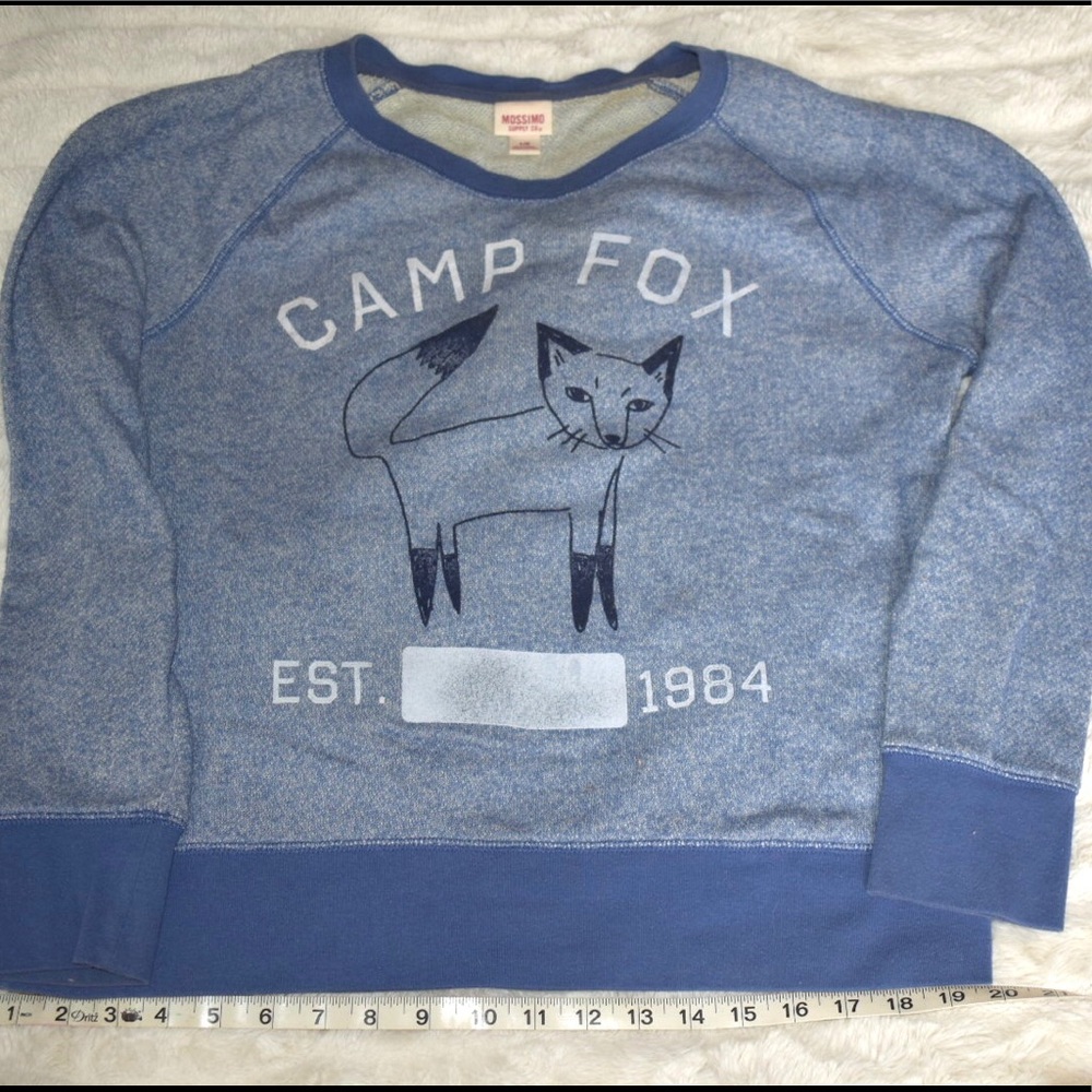 🦊 Mossimo - Camp Fox 1984 Jaspe’ Sweatshirt 🦊